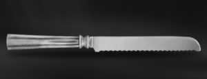 Brotmesser aus Zinn - Messer Brot Zinn - Zinn und Edelstahl Bestecke (Art.612)
