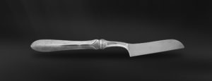 Messer für Weichkäse aus Zinn - Zinn und Edelstahl Bestecke (Art.715)