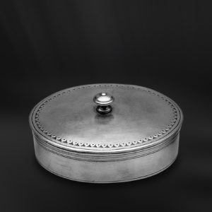 Ovale Zinndose - Dose aus Zinn (Art.616)