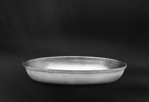Ovale Zinnschale - Schale aus Zinn (Art.564)