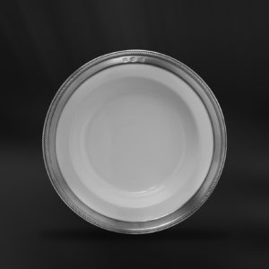 Tiefer Teller aus Keramik und Zinn (Art.851)