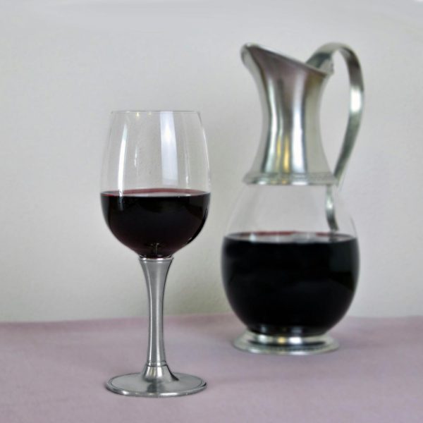 Wasser Wein Kelch Glas Zinn Kristall (728)