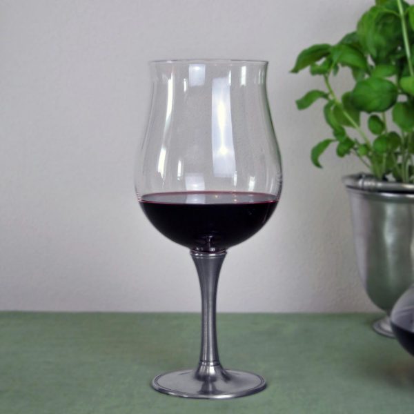 Degustationsglas für Wein aus Zinn und Kristall (731)