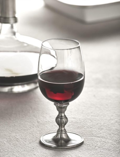 Glas Wein Zinn Kristall - Kelch Wein Zinn Kristall (807)