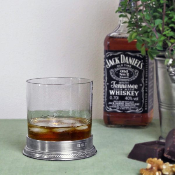 Whiskyglas Kristall Zinn - Double Old Fashioned Glas (855)