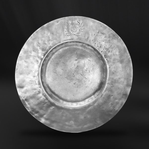 Zinnteller - Antik Teller aus Zinn (Art.224)