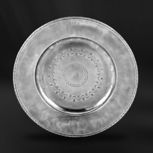 Zinnteller - Antik Teller aus Zinn (Art.641)