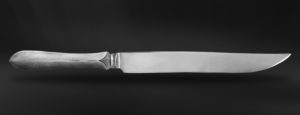 Bratenmesser aus Zinn - Braten Messer Zinn - Zinn und Edelstahl Bestecke (Art.764)