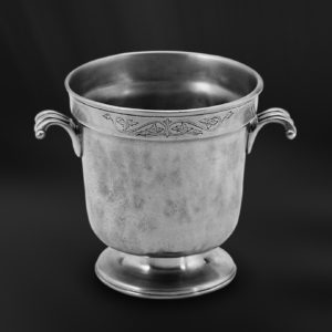 Eiskübel aus Zinn - Zinnkübel für Eis - Kübel aus Zinn (Art.445)