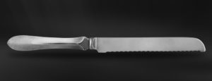 Brotmesser aus Zinn - Messer Brot Zinn - Zinn und Edelstahl Bestecke (Art.712)