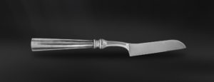Messer für Weichkäse aus Zinn - Zinn und Edelstahl Bestecke (Art.685)
