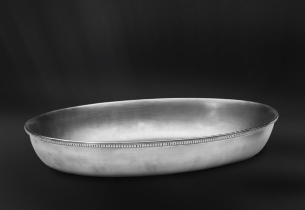 Ovale Zinnschale - Schale aus Zinn (Art.565)