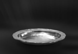 Ovale Zinnschale - Schale aus Zinn (Art.688)