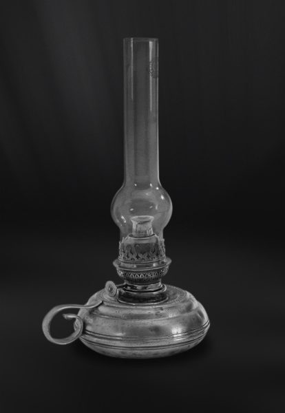 Petroleumlampe aus Zinn - Lampe aus Zinn (Art.314)