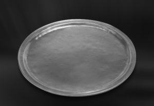 Rundes Tablett aus Zinn - Rundes Zinntablett (Art.168)