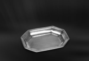 Seifenschale aus Zinn - Badaccessoire aus Zinn (Art.800)
